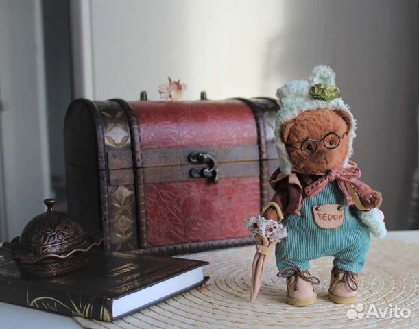 Мишка ручная работа (стиль тедди)