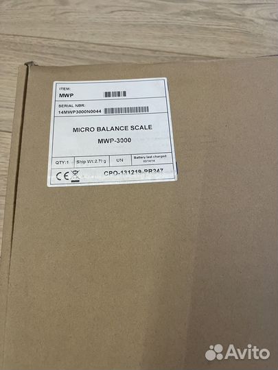 Весы лабораторные CAS MWP-3000