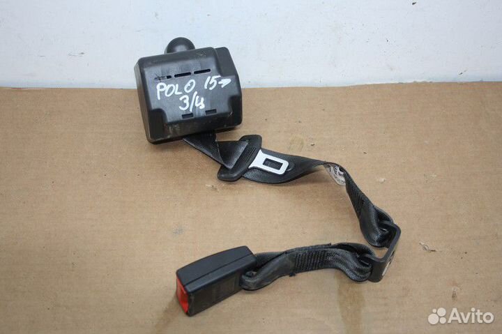 Ремень безопасности задний Volkswagen Polo V (2009—2015)