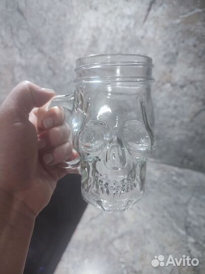 Кружка-банка череп