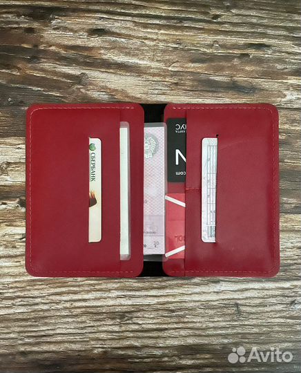 Обложка на паспорт, докхолдер из натуральной кожи