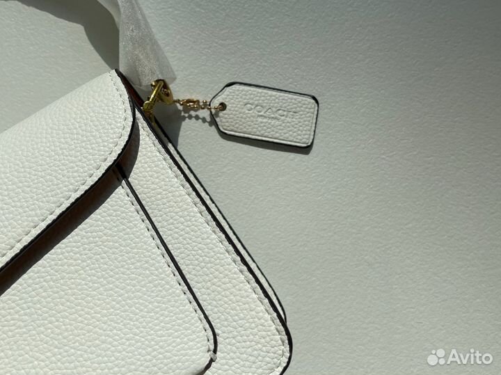 Сумка coach женская белая