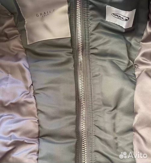 Бомбер Grailz Project G/R Green Zip Bomber