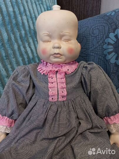 Кукла фарфоровая трехликая