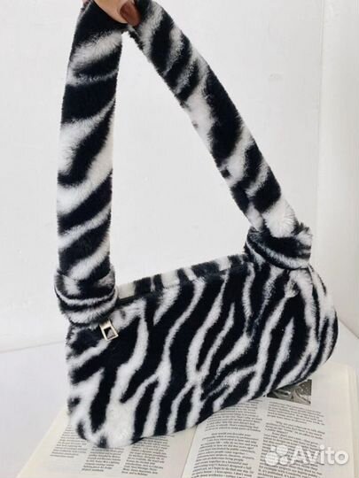 Сумка плюшевая мягкая