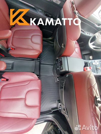 Ковры в салон Kamatto 3D Hyundai Palisade 18+3ряда