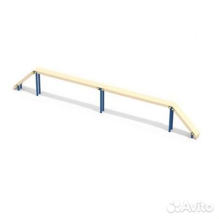 7503 Бревно прямое с 2-мя сходами