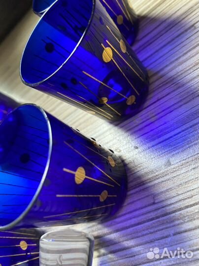 Графин с рюмками Bohemia Огни Москвы