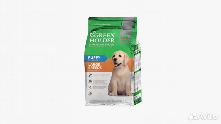 Супер премиум корм для собак Green Holder