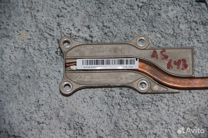 Система охлаждения ноутбука asus K43B, A53U, K73T