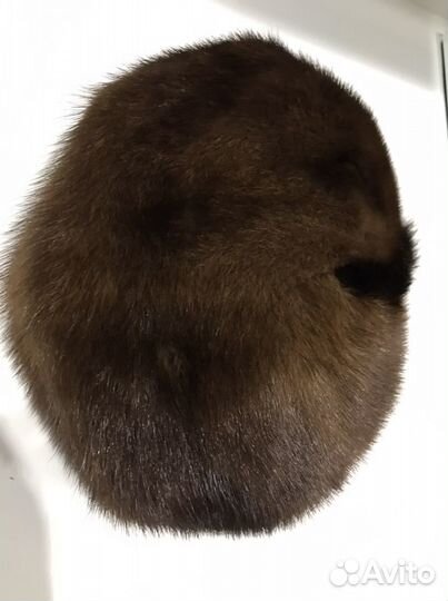 Берет норковый большого размера
