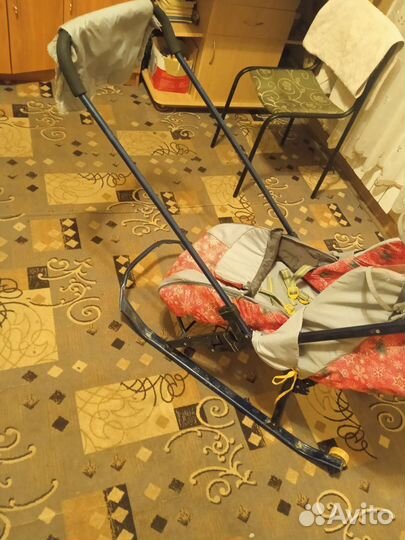 Детские санки с колесами