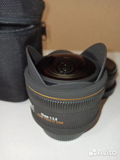 Объектив Sigma AF 10mm f/2.8 EX DC HSM Fisheye Nik