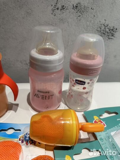 Бутылочки,поильники,ниблер-Avent,Chico
