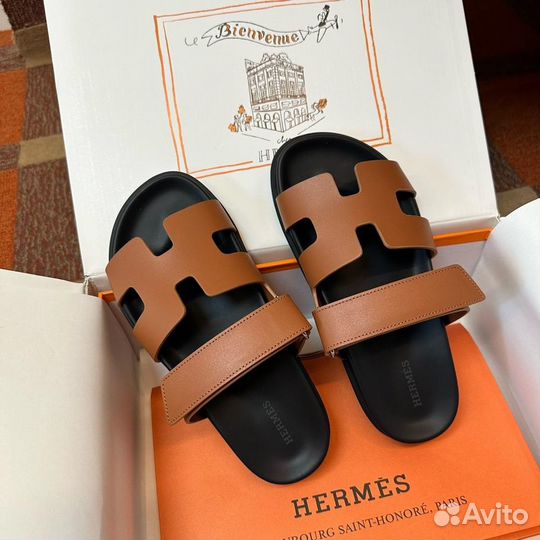 Шлепки hermes 9 цветов