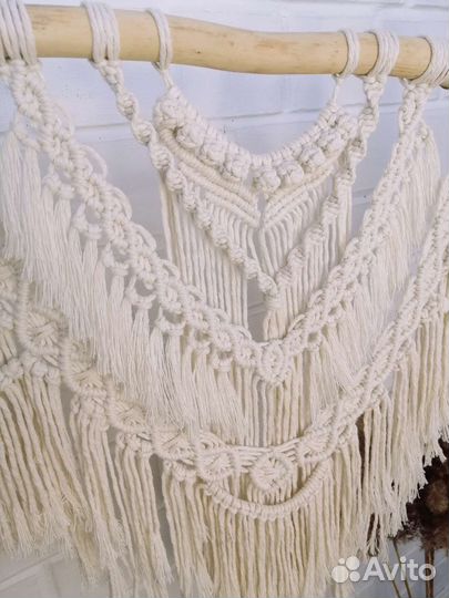 Панно декоративное макраме на стену