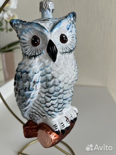 Елочная игрушка Сова
