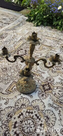 Подсвечник бронза