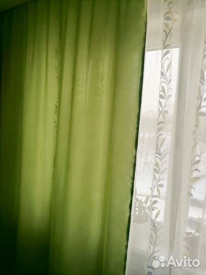 Комплект шторы и тюль б. у
