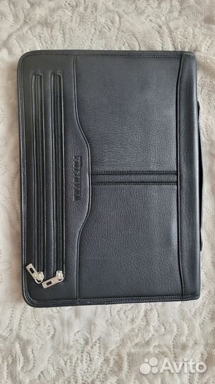 Кожаная папка / портфель для документов формата А4