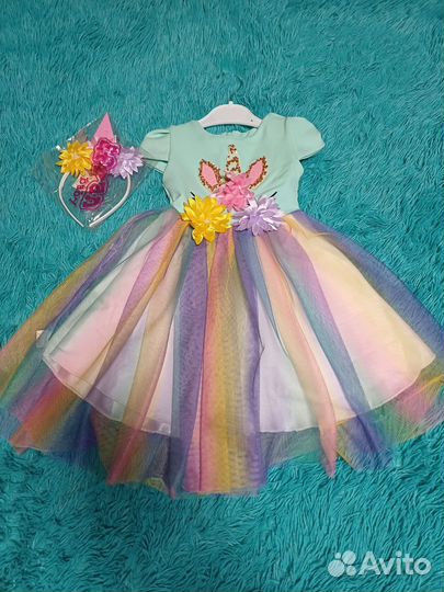 Платье для девочки 92