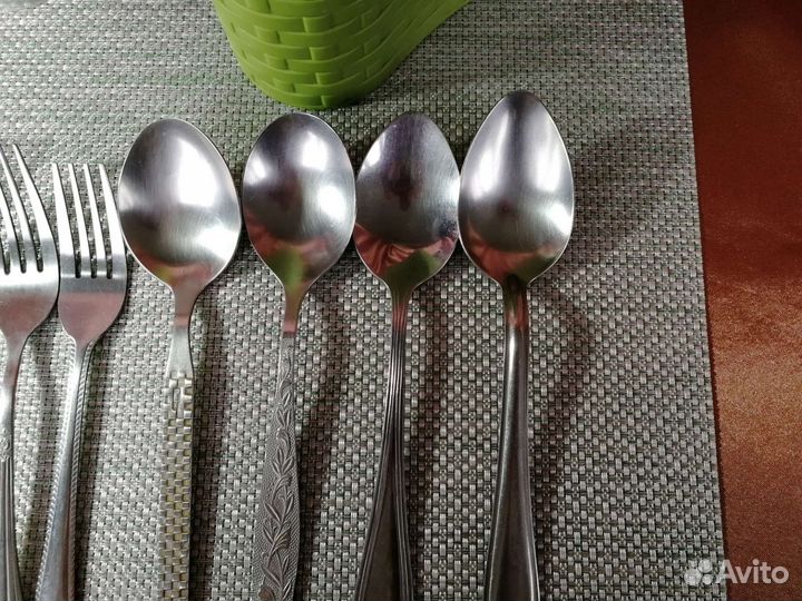 Набор посуды вилки ложки столовые ножи Овощерезка