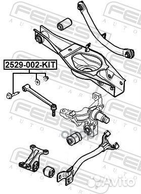 Болт с эксцентриком febest 2529-002-KIT