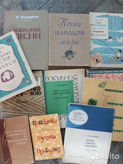 Песни, ноты СССР. Есть редкие