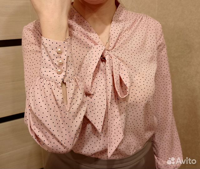 Блузка женская 46 р длинный рукав нарядная