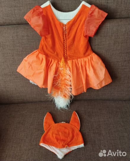 Детский новогодний костюм лисичка