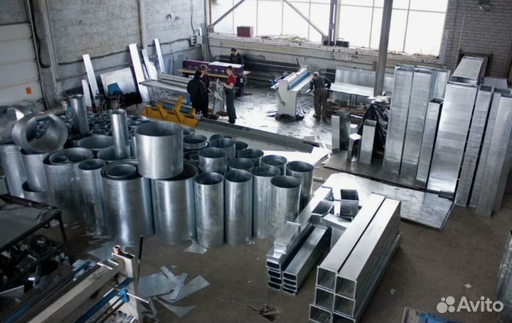 Воздуховоды вентиляция, Зонты вытяжные Zn, aisi