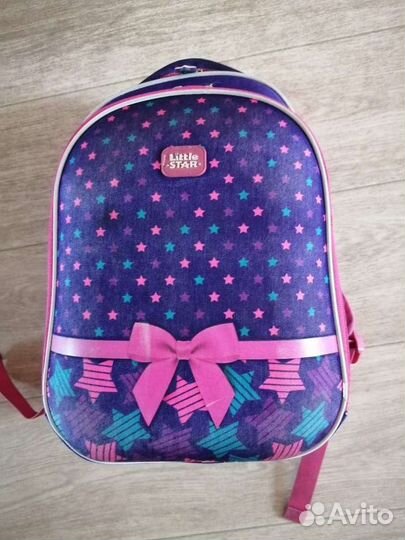 Рюкзак школьный для девочки бу