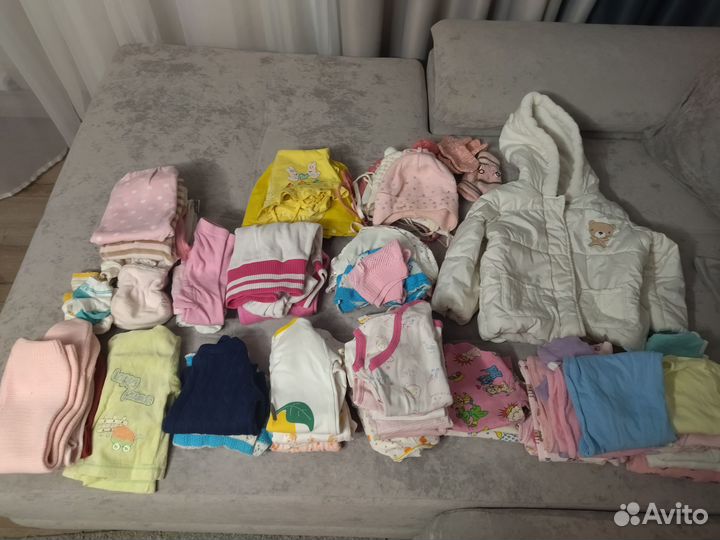 Пакет одежды для девочки 2-6мес