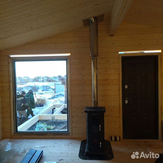 Срубы домов под ключ 6*6 из профилированного бруса