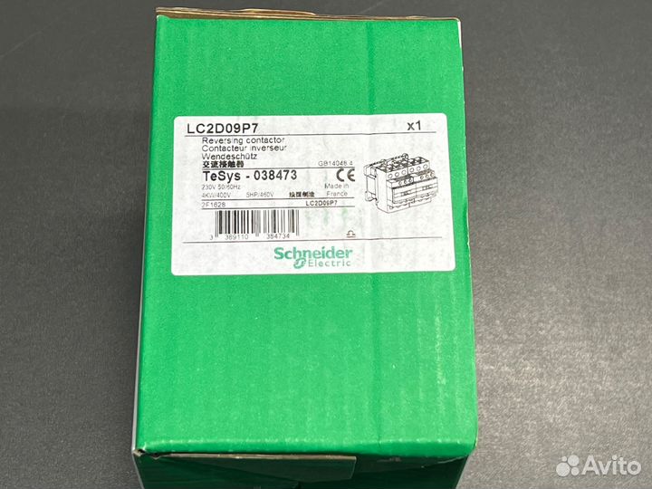 Schneider LC2D09P7 Контактор, новый, 6 шт