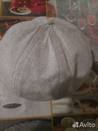 Кепка 8-И клинка серая летняя 56-57 размер