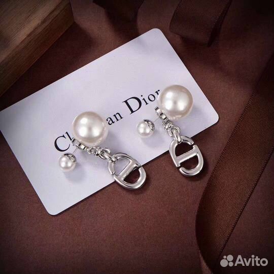 Серьги dior