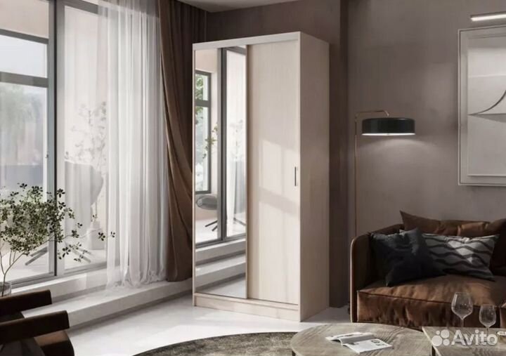 Шкаф-купе Альянс 1,0 м дуб белфорд