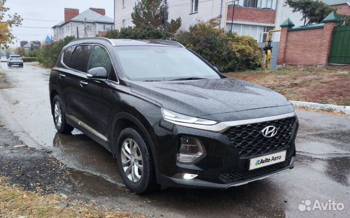 Hyundai Santa Fe 2.2 AT, 2019, 153 100 км
