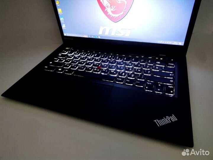 Топ тонкий Thinkpad carbon x1(ips,i5,ssd) гарантия