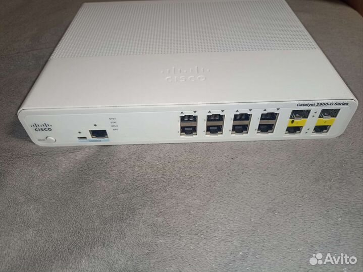 Коммутатор Catalyst модель WS-C2960C-8TC-L