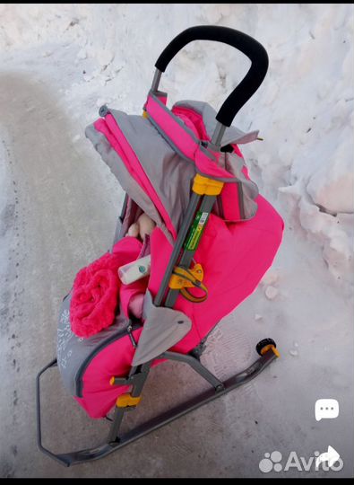 Санки коляска ника