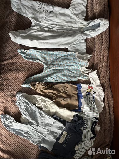Детские вещи пакетом на мальчика 62 68