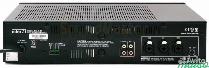 Трансляционный усилитель inter M A-60