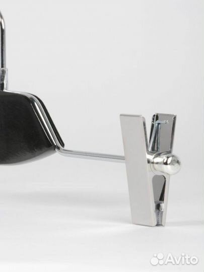 Набор вешалок 10 шт с черной деревянной вставкой и