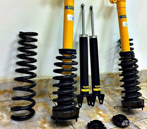 Комплект для перехода с пневмы на пружины