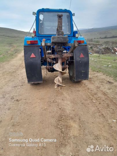 Бурение ям под столбы