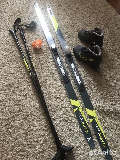 Лыжи беговые детские+ботинки