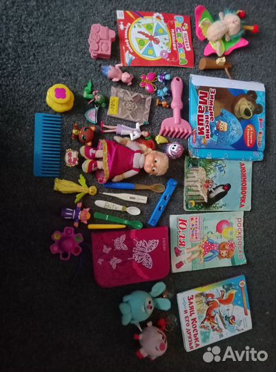 Для девочек пакетом,коробкой игрушки