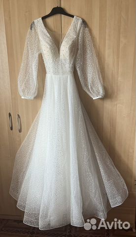 Свадебное платье 42 44 46 пышное объявление продам